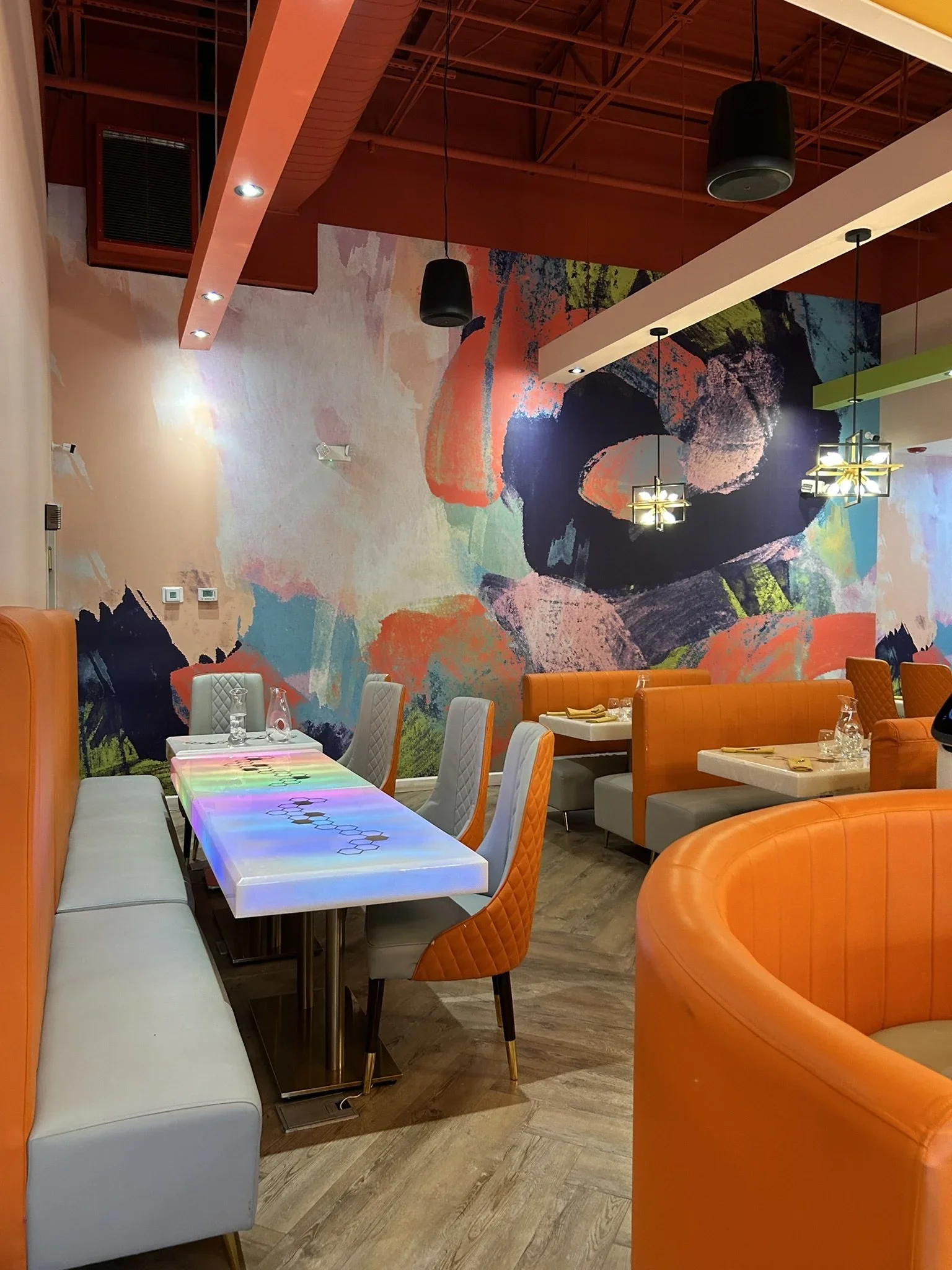 Biryani City Indian restaurant in Hillsborough, NJ, designed by Raymond Haldeman