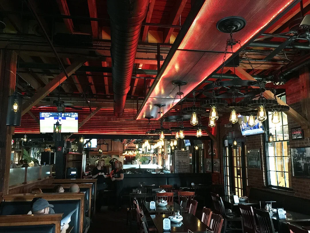 Urban Coalhouse bar and restaurant in Red Bank, NJ, designed by Raymond Haldeman