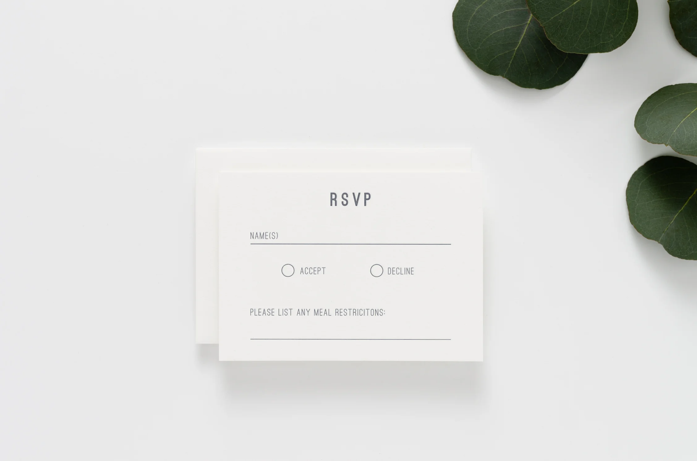 Harrison Reply Card