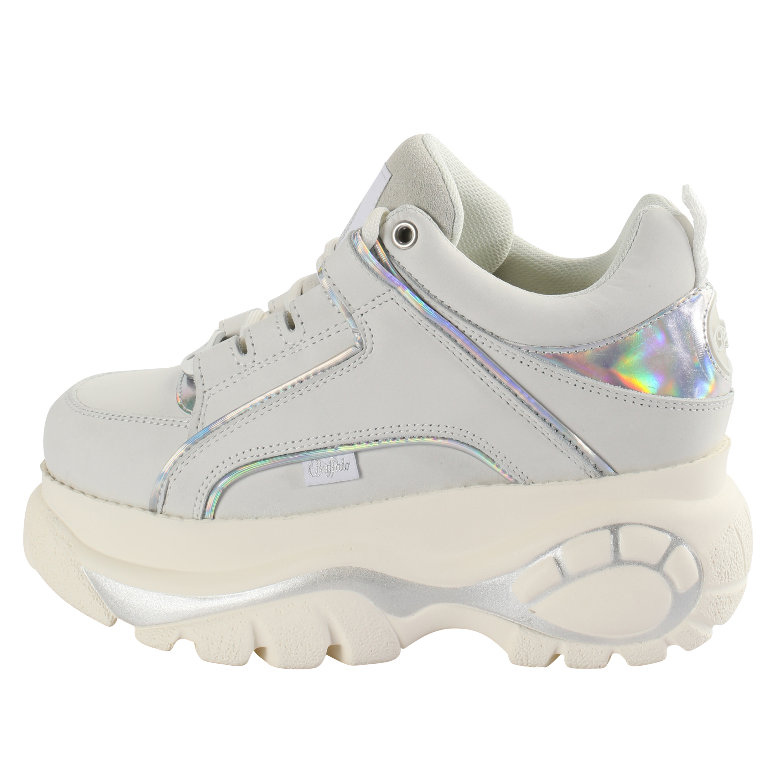 Off-White Silver Sneakers with Unique Design Be Right Back Sneakers in GREY - SILVER for Men | Off-White™ main image 3