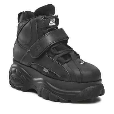 Buffalo London Classic Highs !! Buffalo Calf High Leder London Plateauschuhe Damen/Herren  main image 3