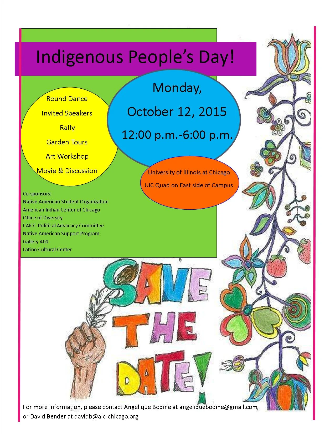 Poster. Indigenous People's Day