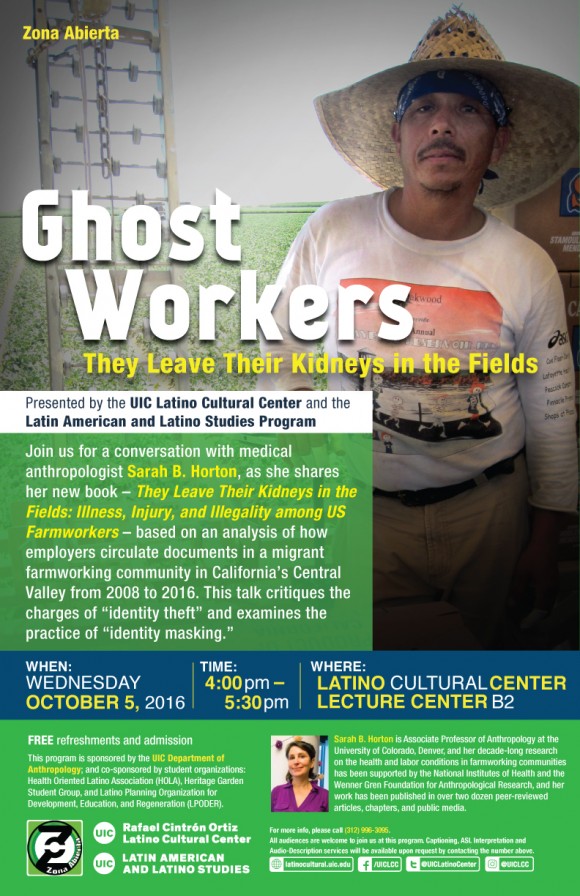 Poster. Ghost Workers: They Leave their Kidneys in the Fields