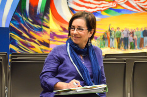Rosa Cabrera, PhD. Director of the Rafael Cintrón Ortiz Latino Cultural Center. Links to center's website.