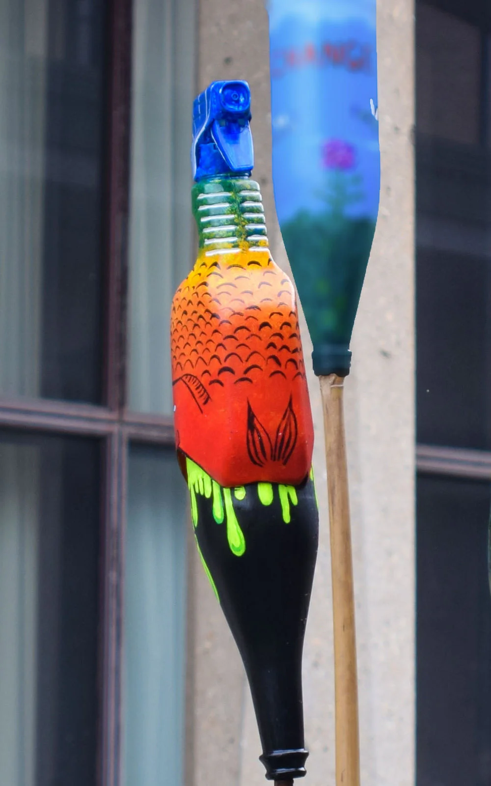 Tran’s bottle which is beautiful red fish oozing a green viscous liquid. The description on the page does it more justice than i could.