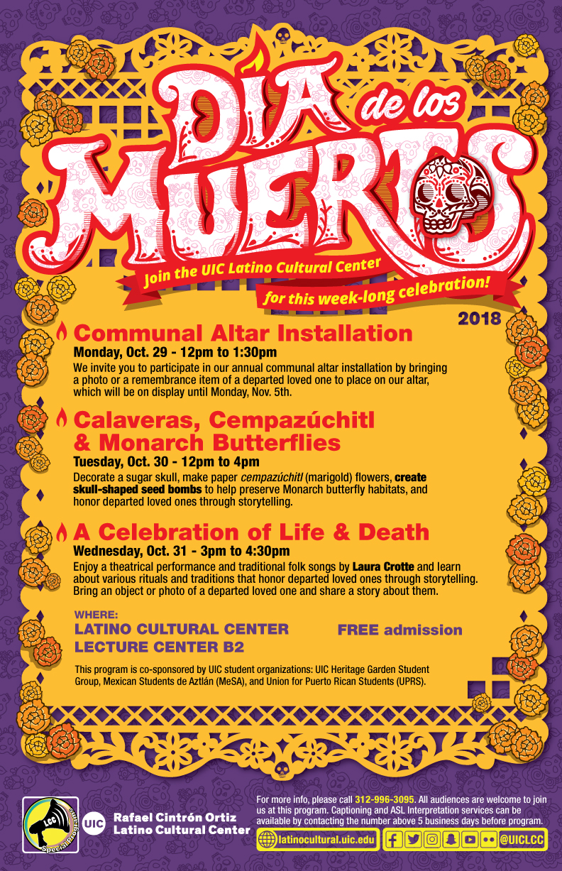 Dia de Los Muertos 3 day Celebration