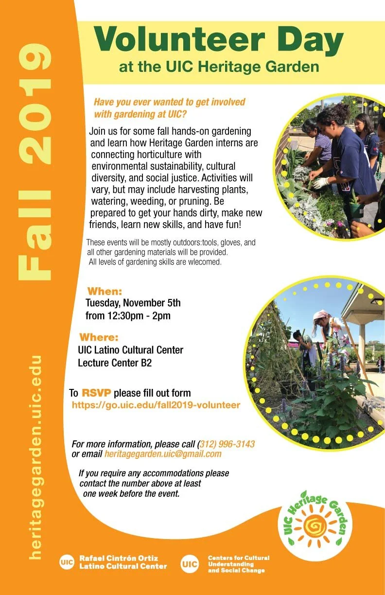 Fall 2019 Volunteer Days