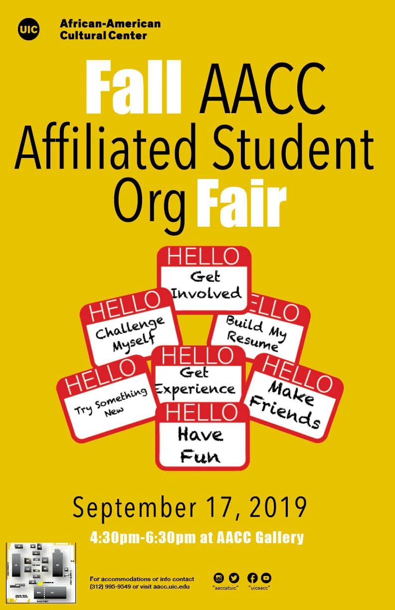 Fall AACC Affiliated Student Org Fair