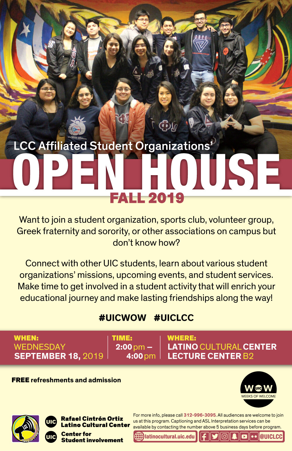 LCC Student Org open house