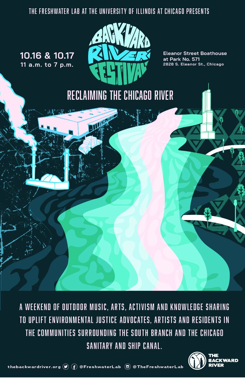 2021 Backwards River Festival poster
