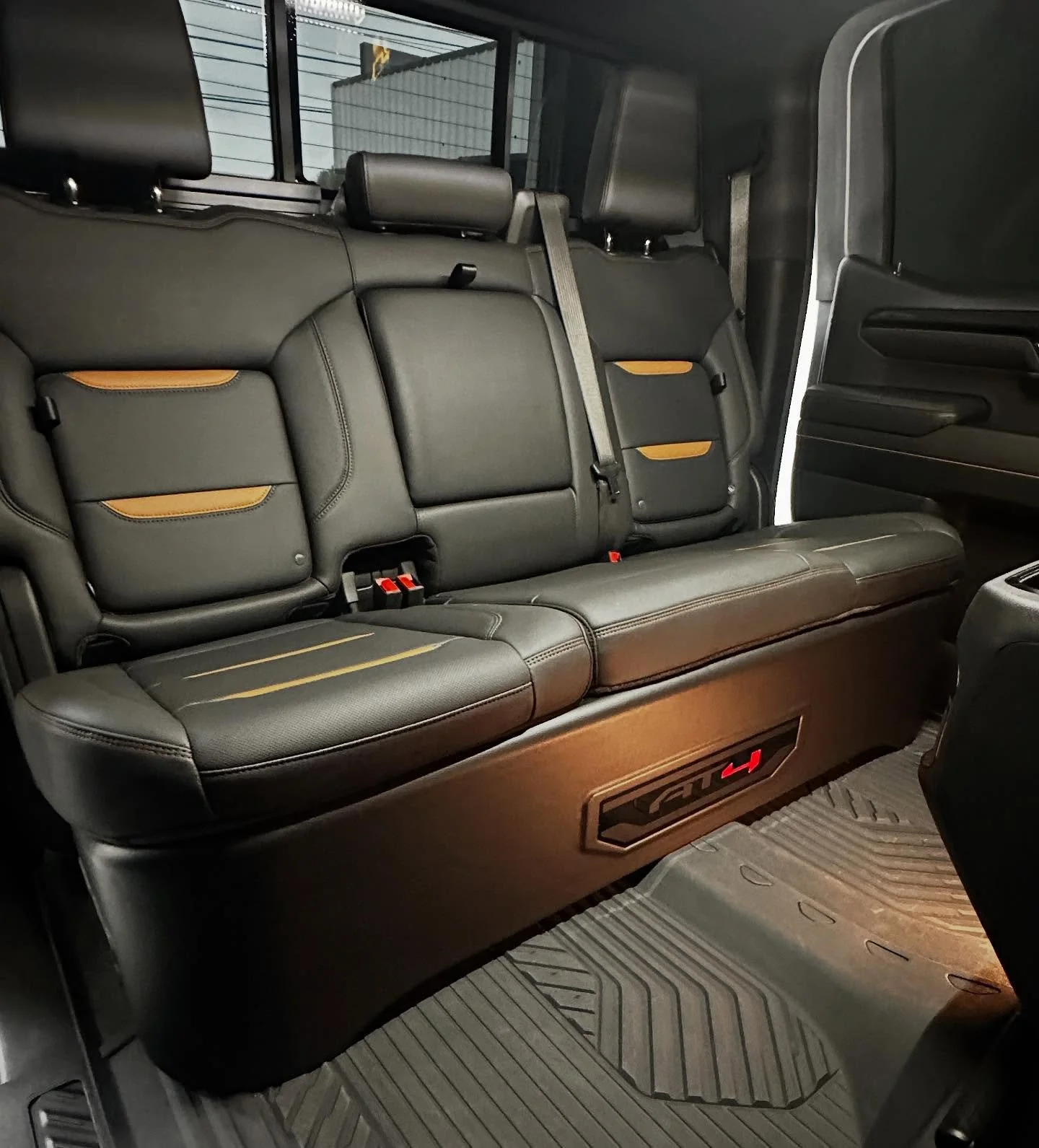 2025 GMC Sierra AT4 Sound Upgrade. 

We retained the factory infotainment system, added a Helix DSP.3 for processing and 8 channel Euphoria amplifier that completely changed the sound quality and output of this truck. 

For the bass we build a Stage 