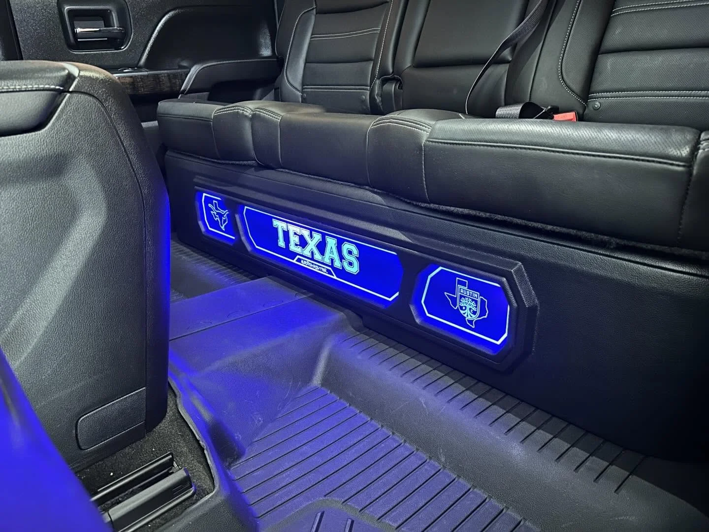 If you are proud of your City, State or Team, then one of our Stage 3 Enclosures is a great way to show it!

This one is for a 2016 GMC Denali and houses four @audiomobile Evo 10&rdquo; subwoofers ported. Yes it is a beast!!! 

For more information p