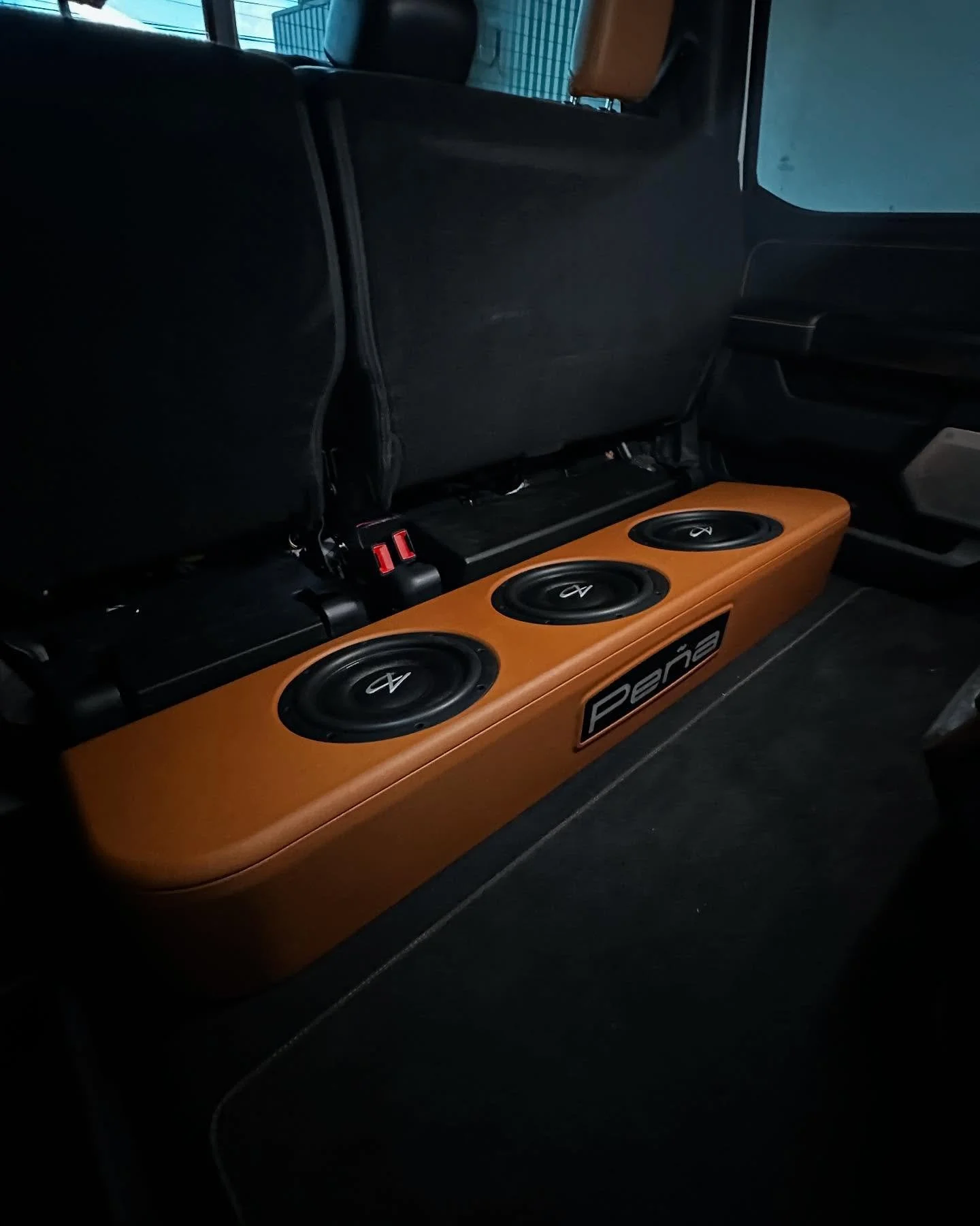 2024 F-250 Platinum Sound Upgrade. 

This F250 came with the factory B&amp;O Unleashed system  which is not bad but far from where our customer expectations. We integrated to the OEM system and added  a trio of amplifiers, a Digital Signal Processor,