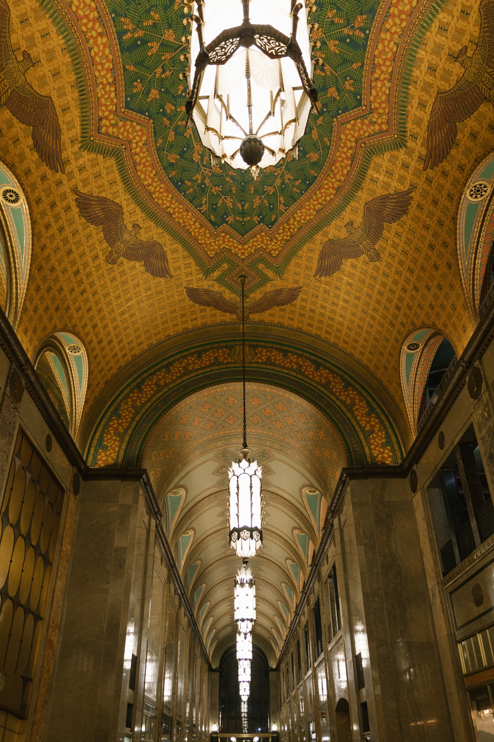  The Fisher Building is a landmark skyscraper located in the heart of the New Center area of Detroit, Michigan. 