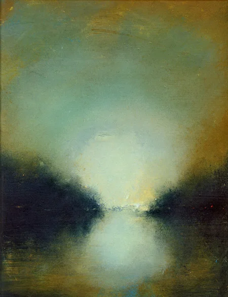 DAWNING oil on panel 12"h x 8"w SOLD