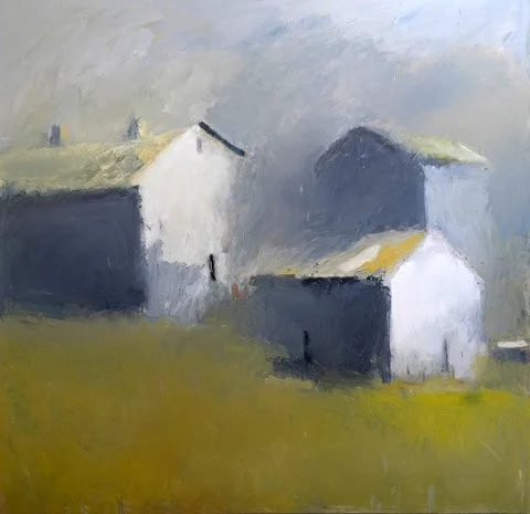 SUNLIT oil on canvas 60"h x 60"w