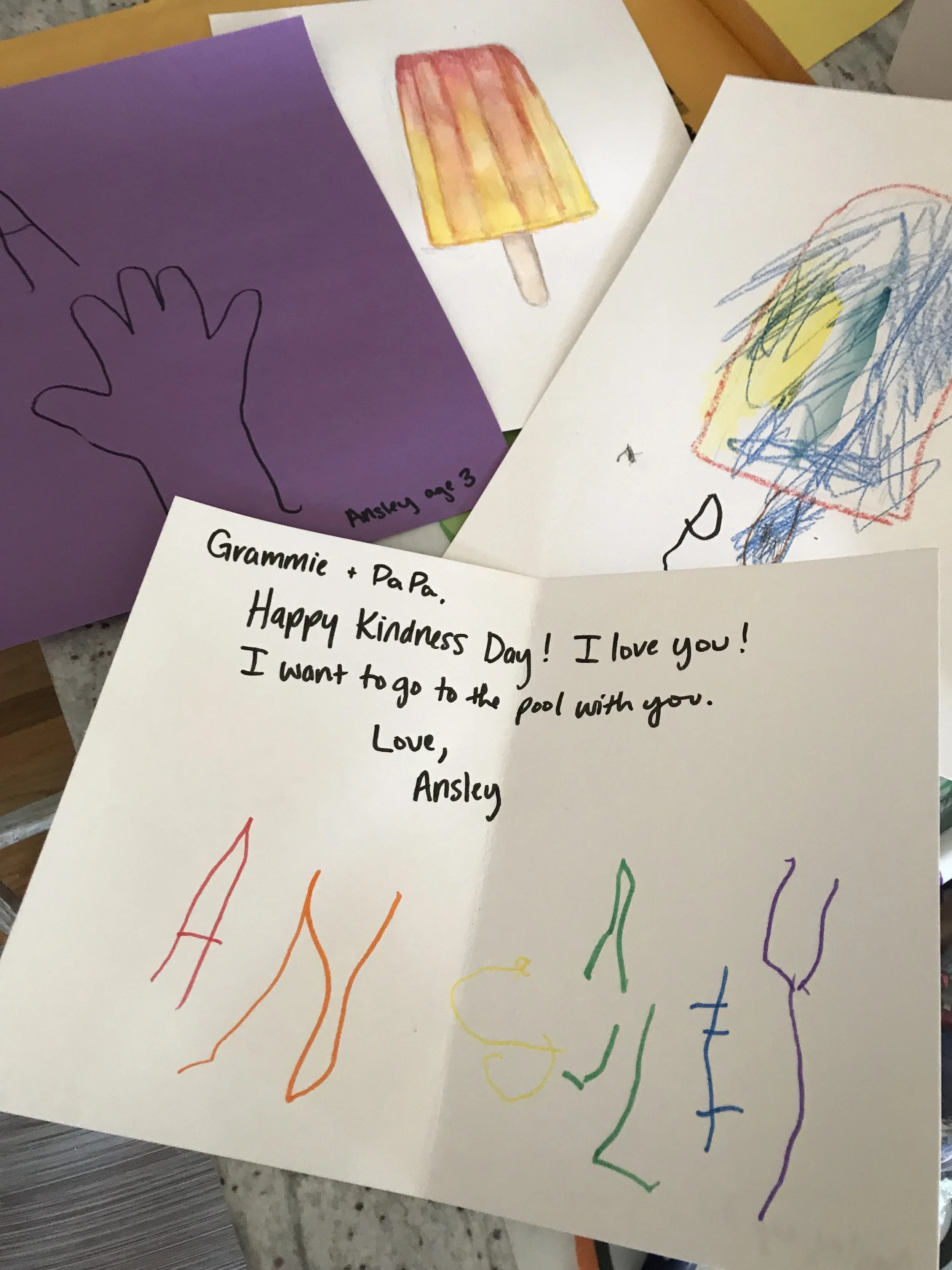 Cards and art for Great Grandparents