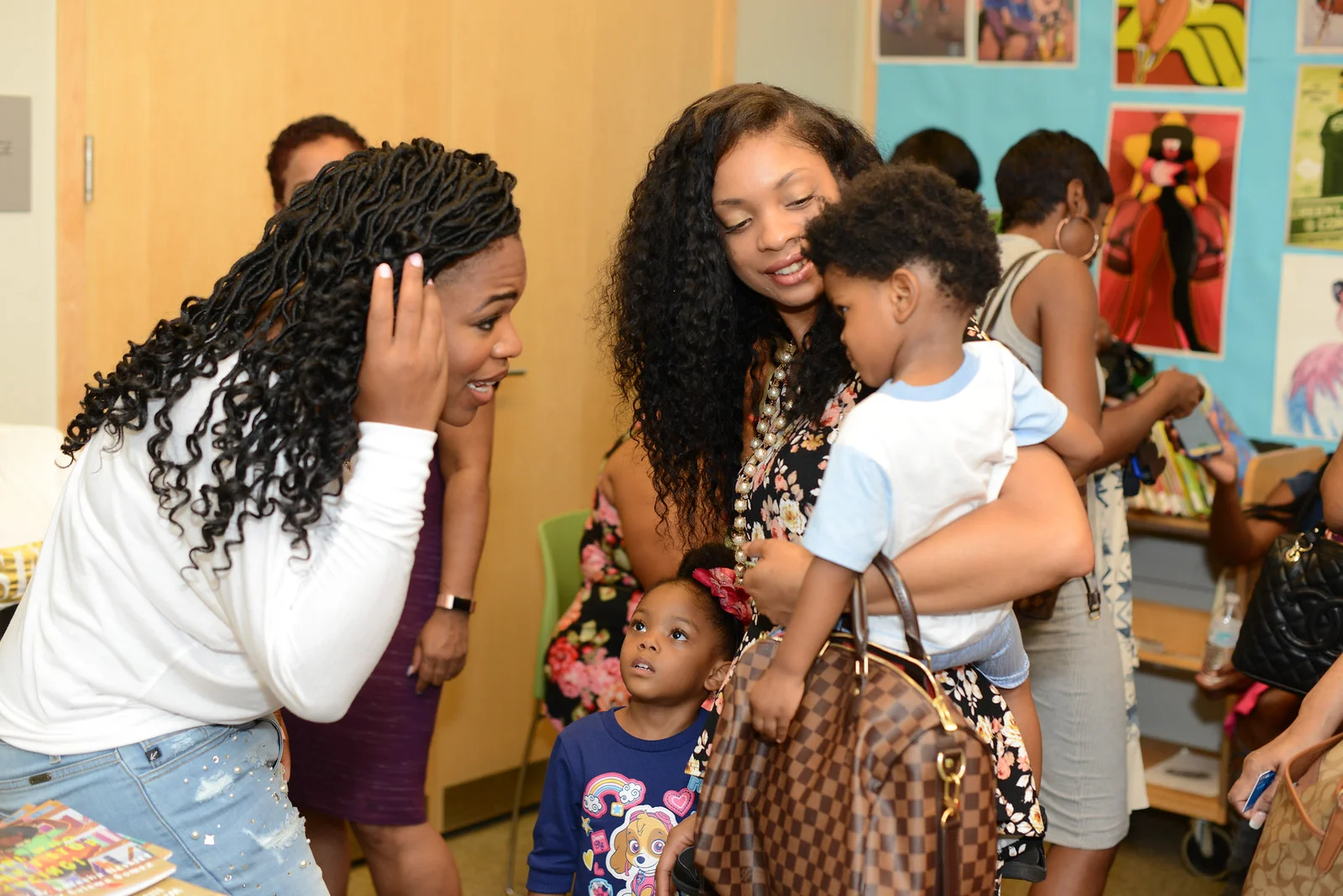 Dr. Nes' God son wasn't feeling it! :)