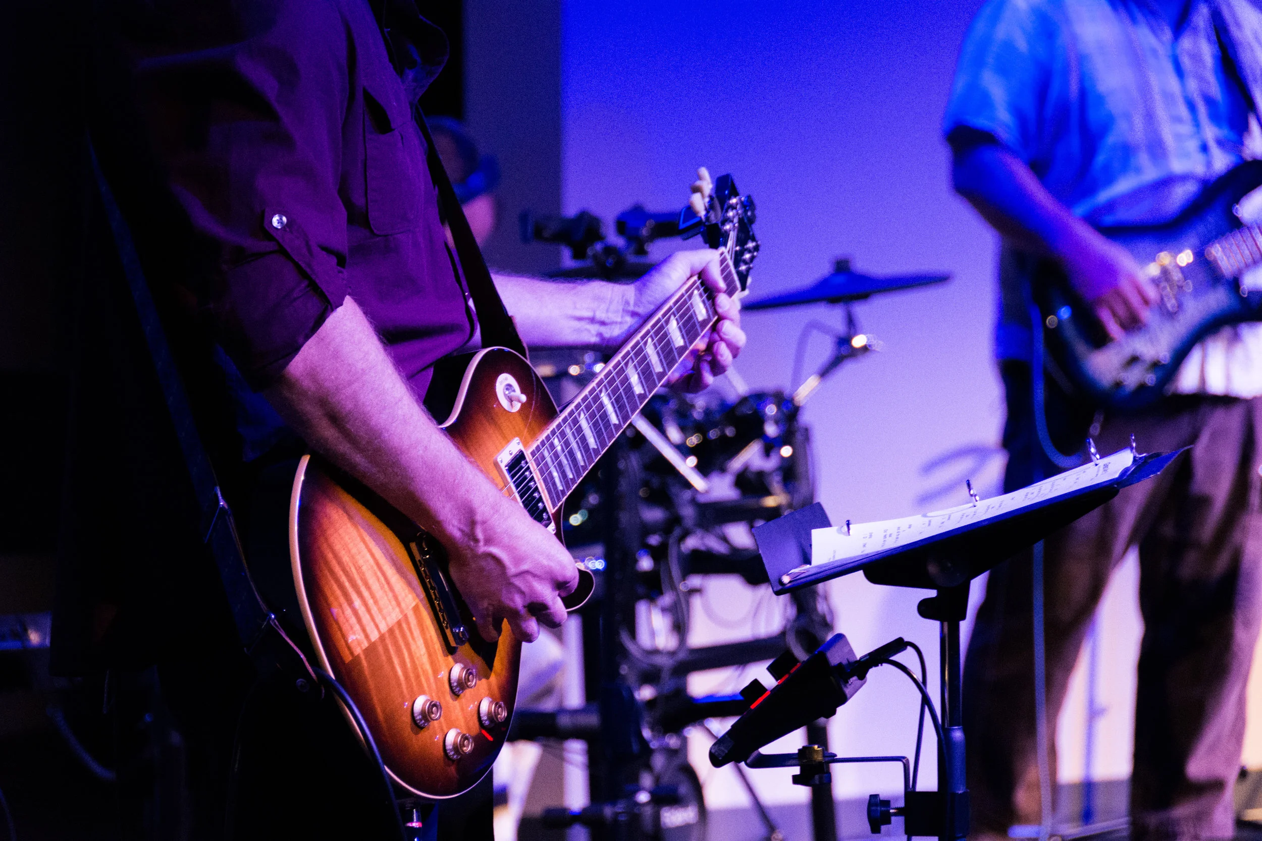 Faithbrook Church Worship Team Electric Guitar
