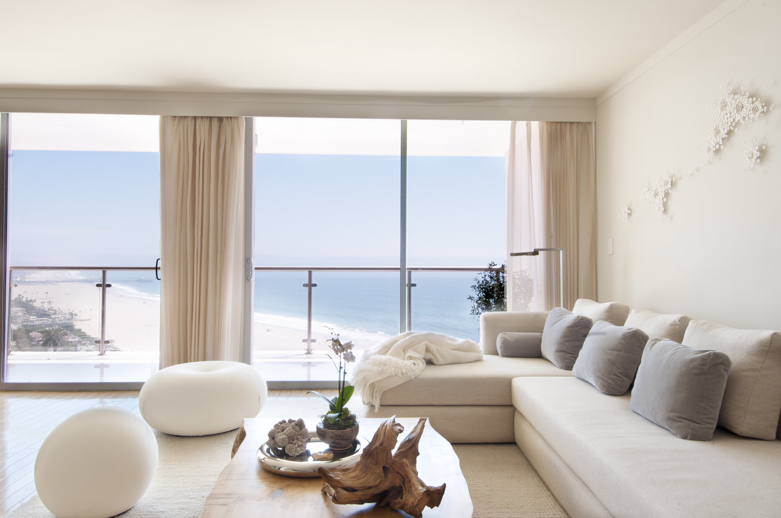 Oceanview Penthouse Living Room