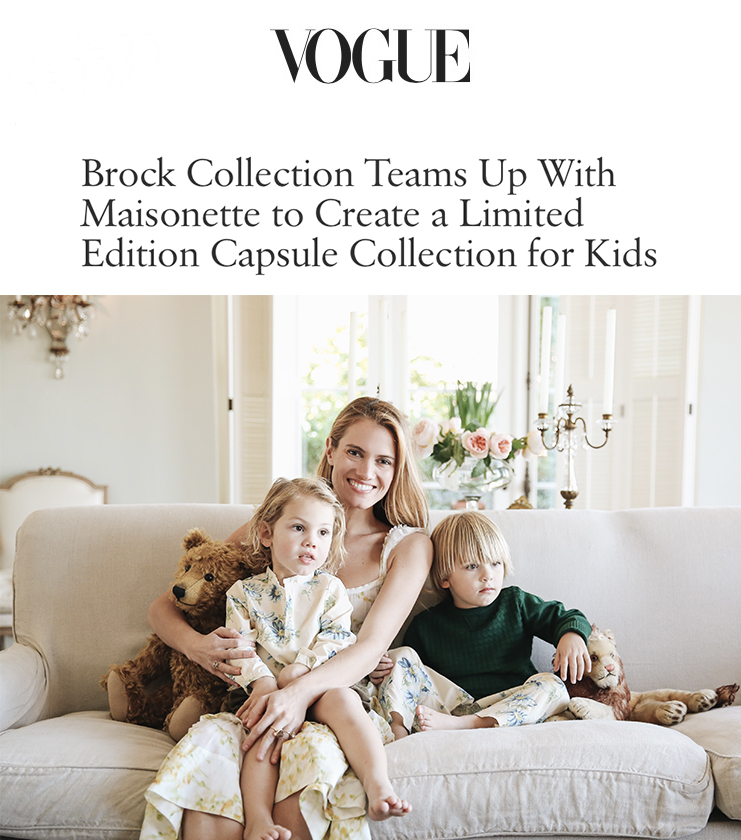 Brock Collection x Maisonette