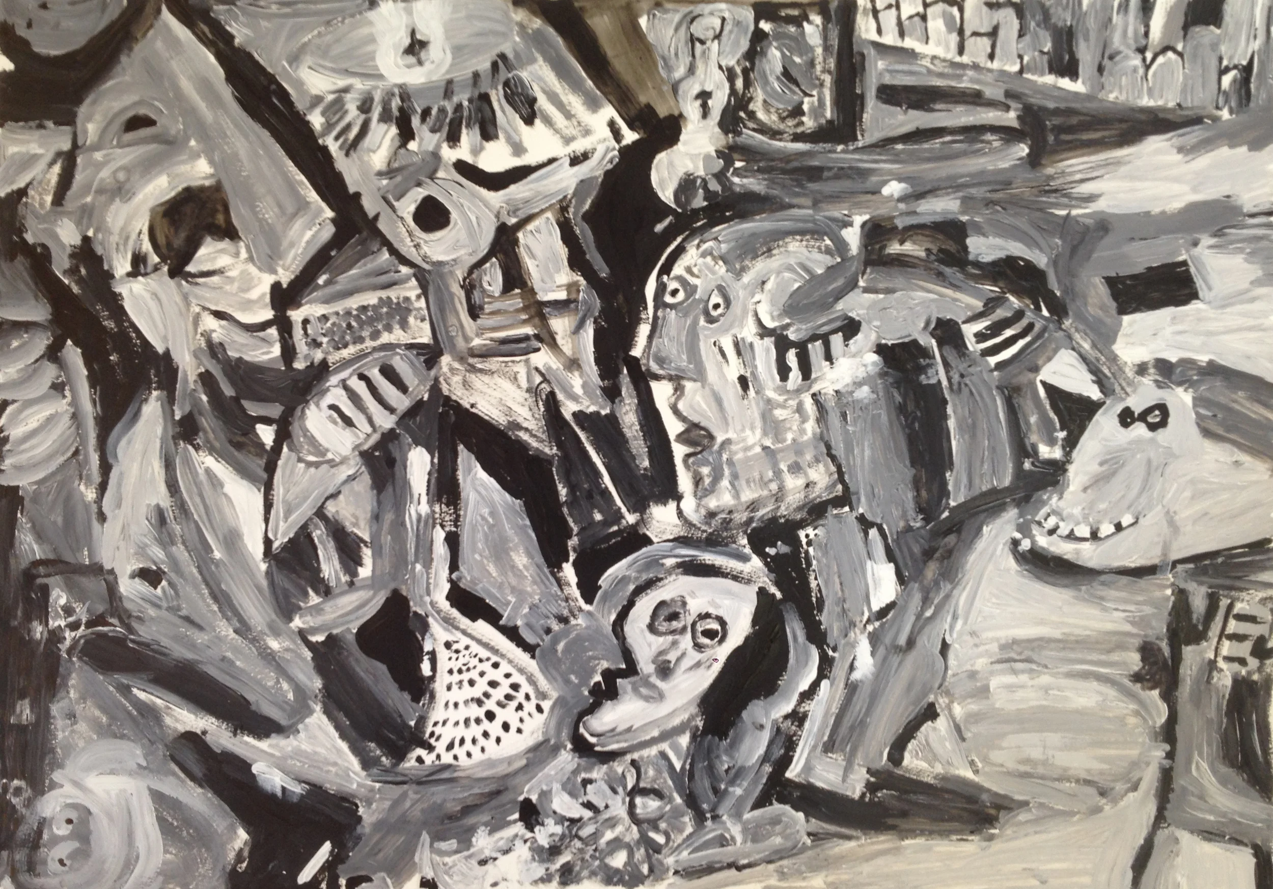 Guernica - Acryl - Luc Cornelis & Beer Breyne - 2014
