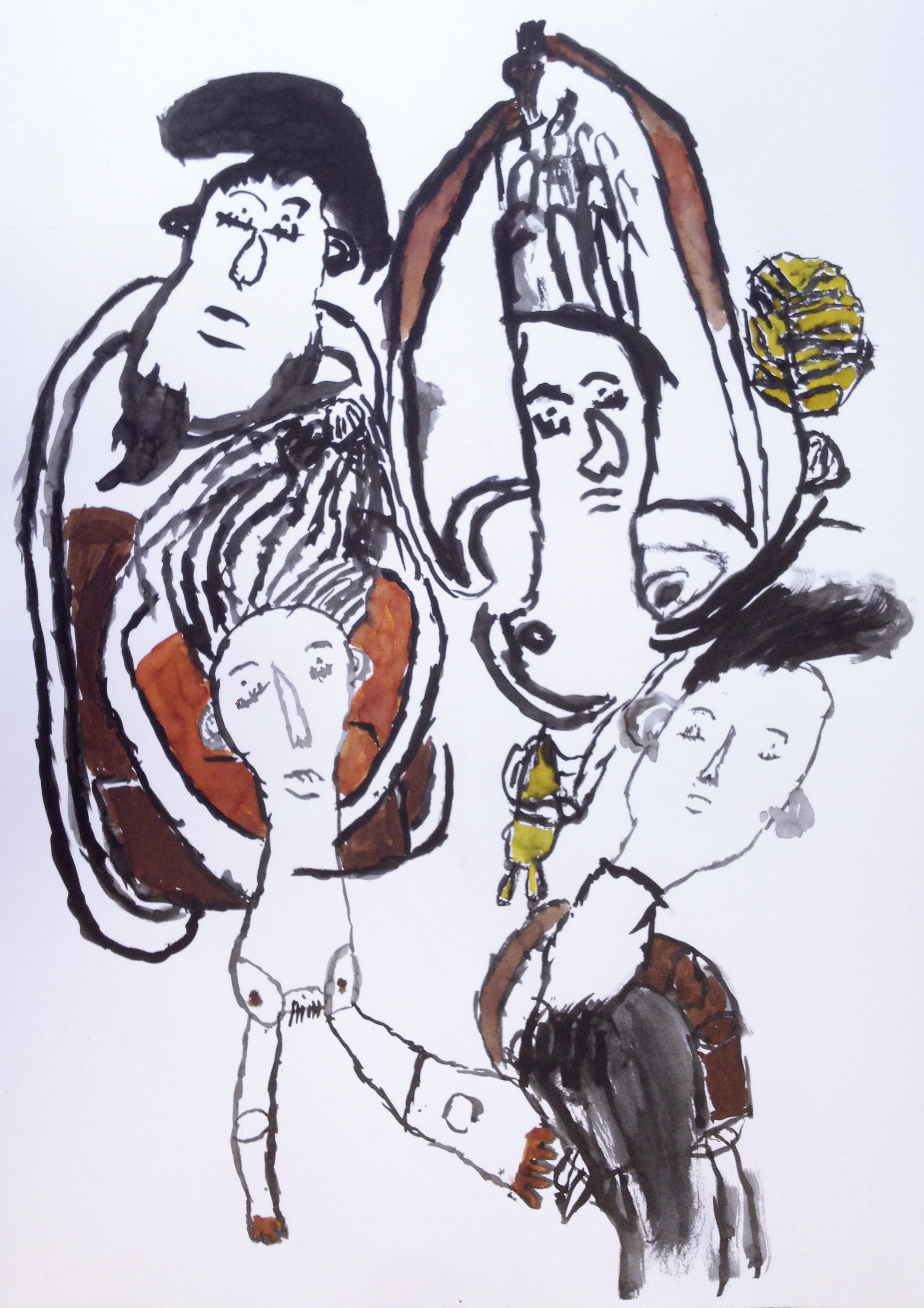 Frivool - Chinese Inkt - Claude Schauvliege - 2015