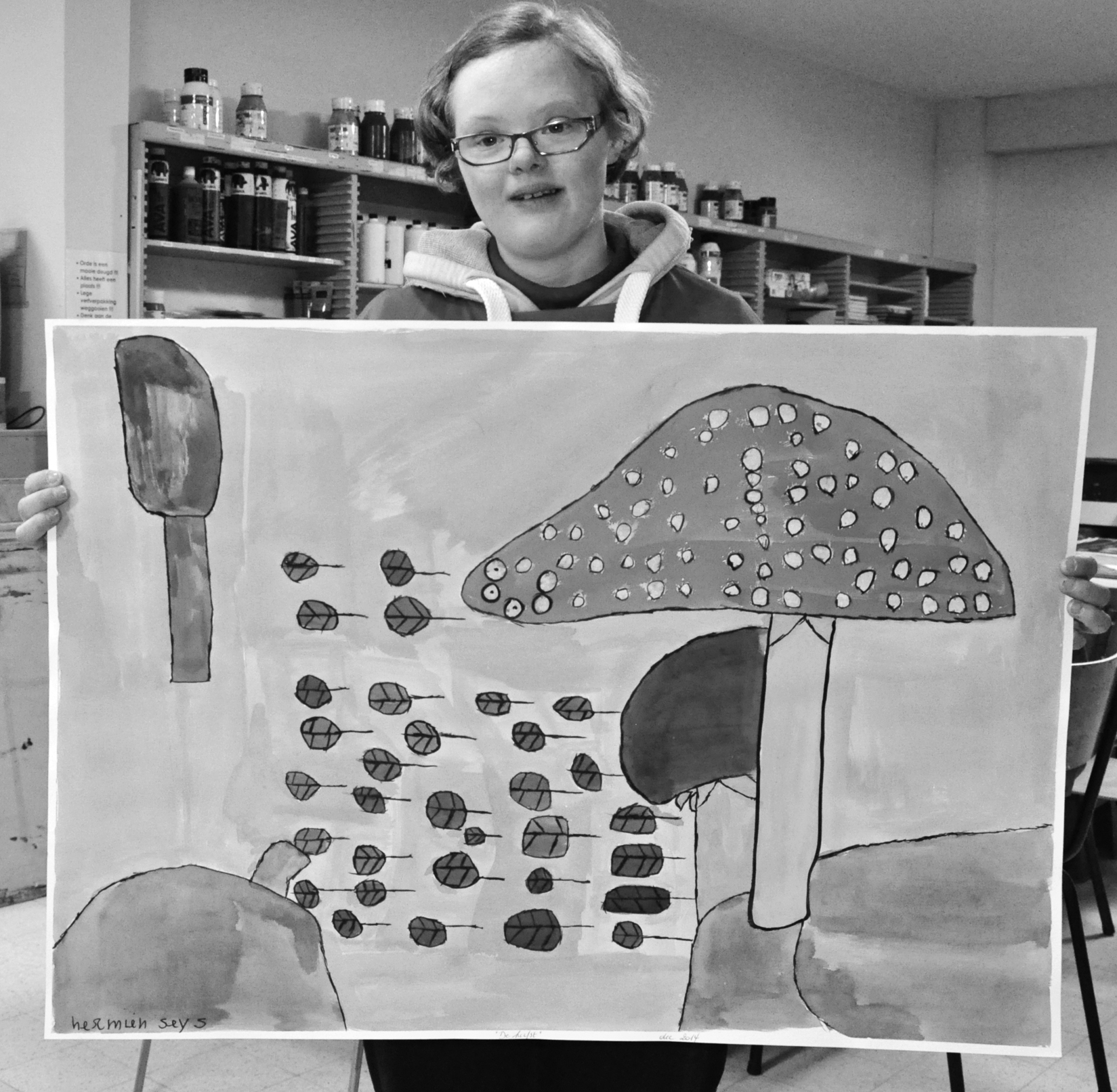 Atelier tekenen en schilderen