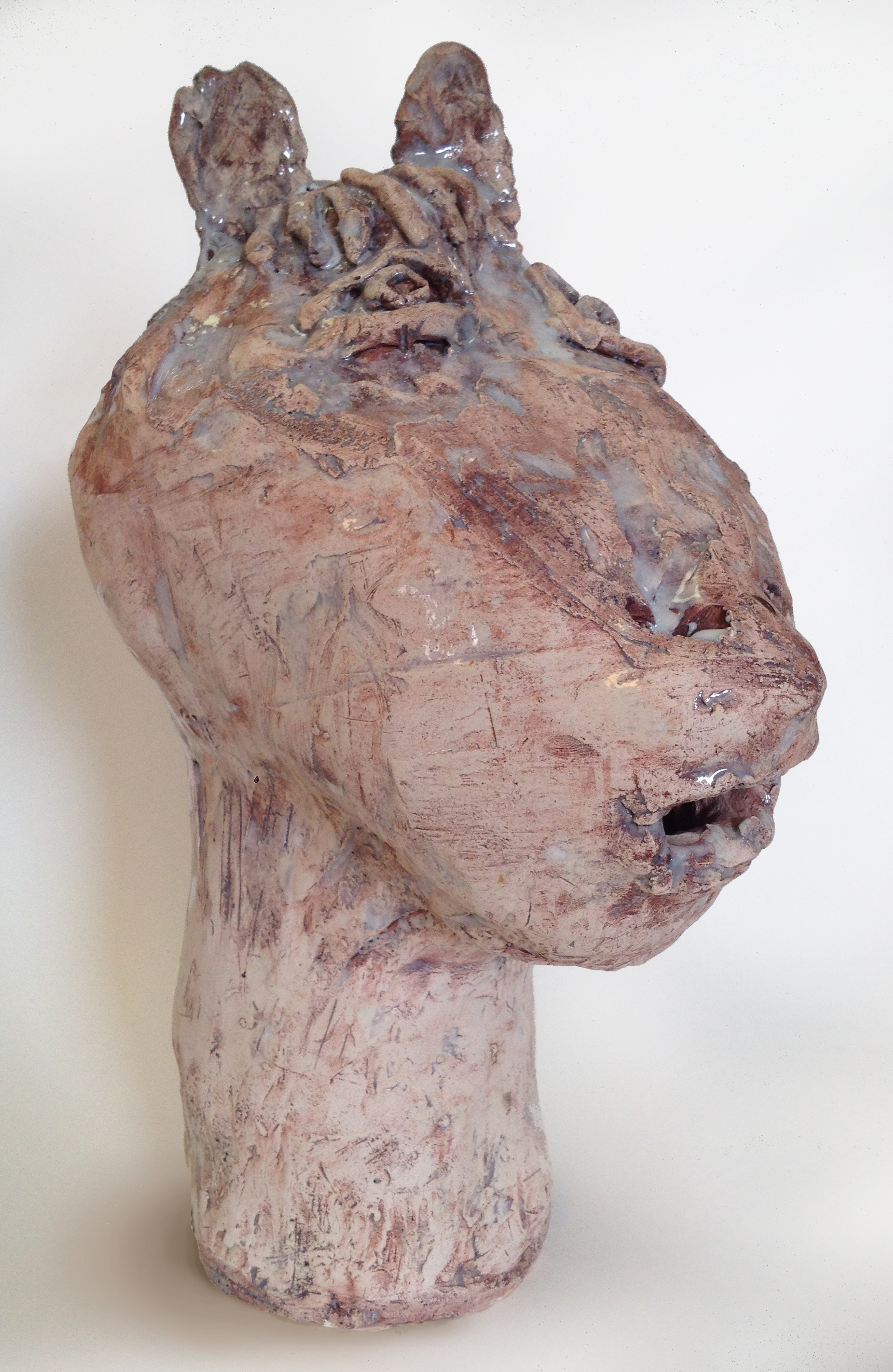 Paardenkop - keramiek - Elodie Joye - 2014