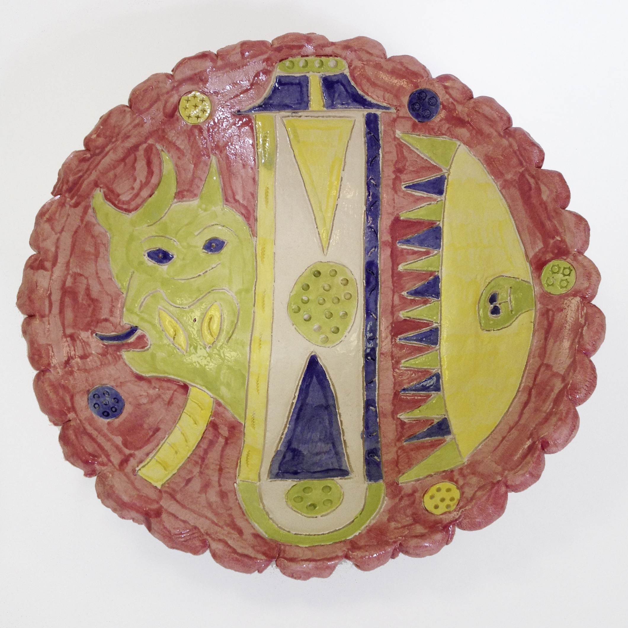 Picassoschaal - keramiek - Wesley De Glas - 2014