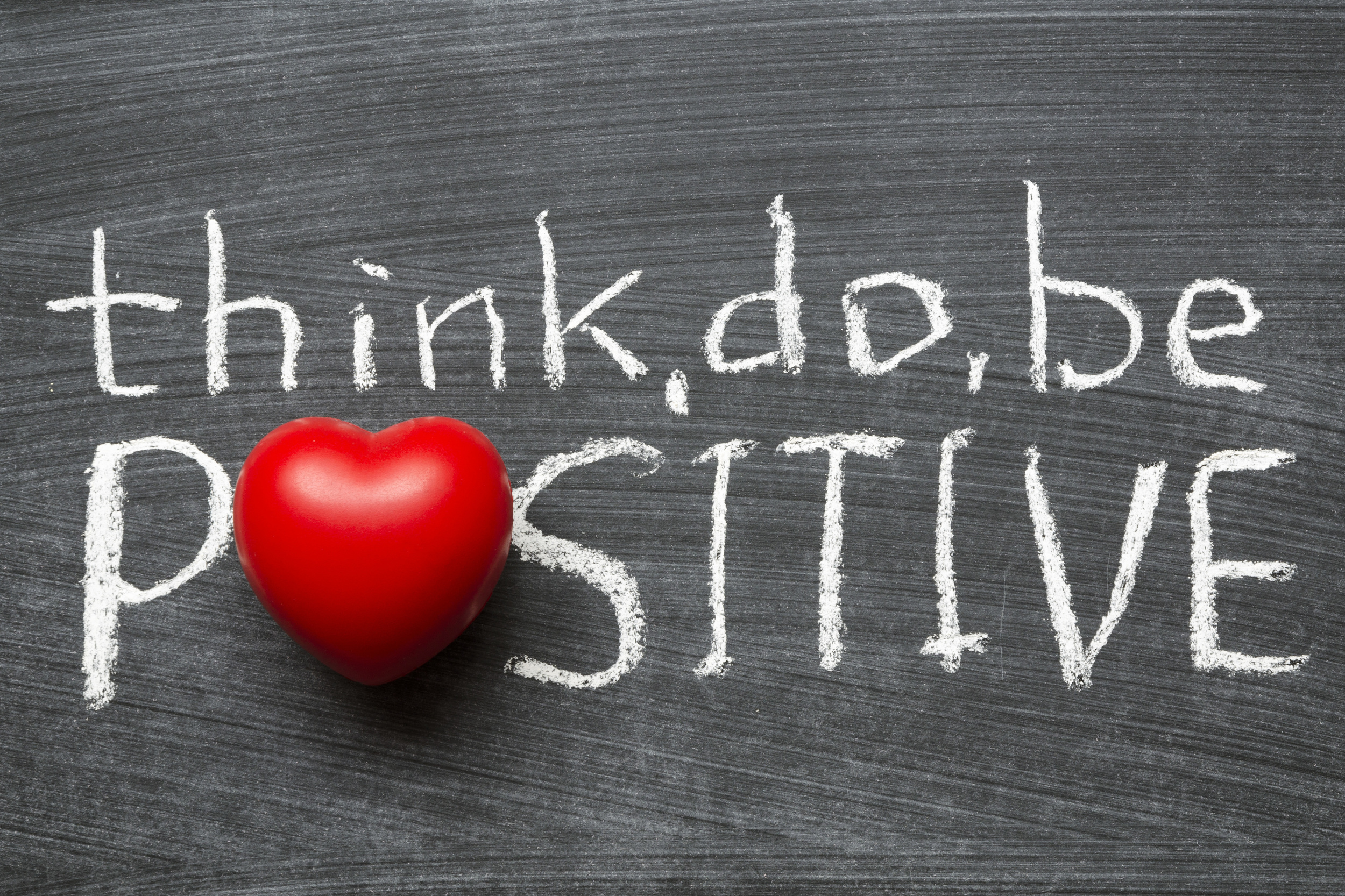 Think, do, be positive - a positive attitude is essential to your fitness journey.