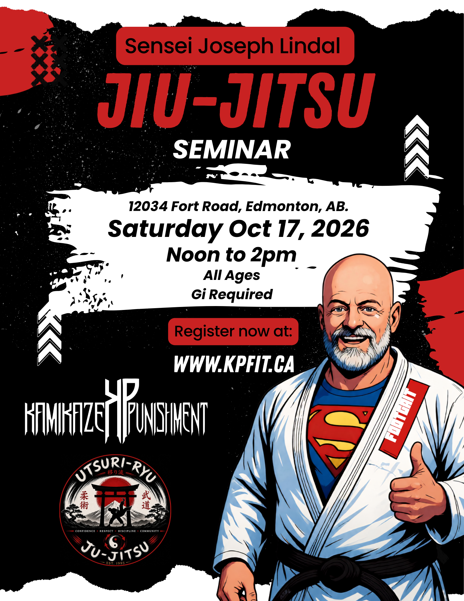 Sensei Joseph Lindal—Traditional Japanese Jiu‑Jitsu 3rd‑degree Black Belt Seminar.