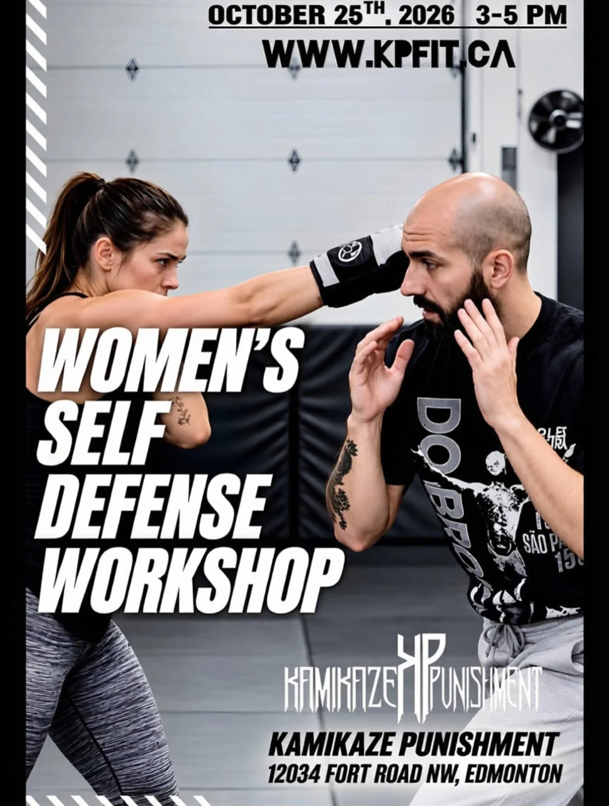 🥊 NOT TODAY. | A Women&rsquo;s Self-Defense Workshop

Because confidence isn&rsquo;t just about knowing how to fight. It&rsquo;s about knowing how to respond.

Join us for an empowering, hands-on women&rsquo;s self-defense workshop focused on real-l
