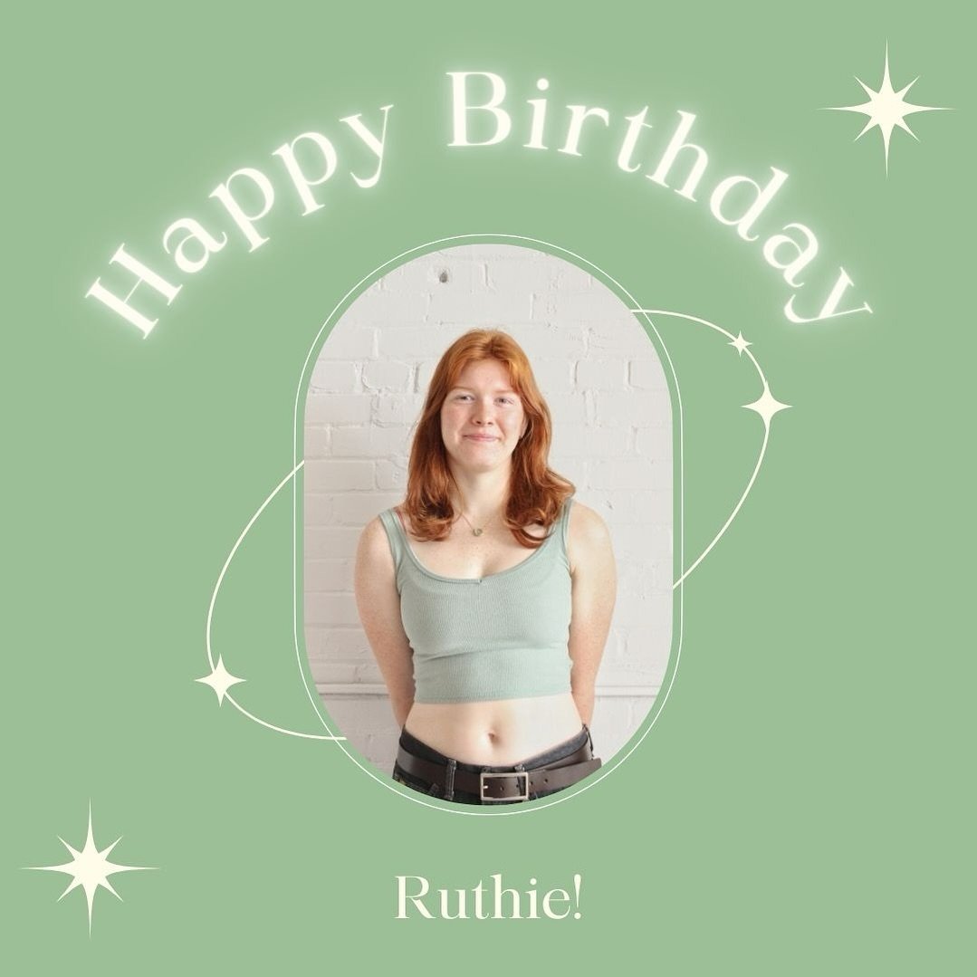 Happy birthday Ruthie! We hope your day is as amazing as you are!! 🥳🫶🏻✨