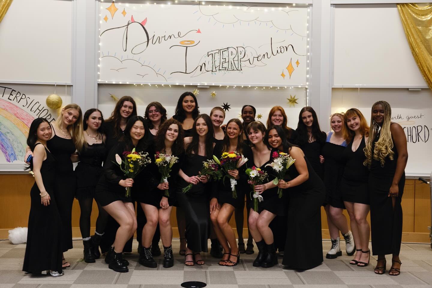 That&rsquo;s a wrap on Divine InTERPvention! Thank you to @buinachord for making this night especially heavenly 💕🪽 and thanks to everyone who came to see our final concert of the semester!!