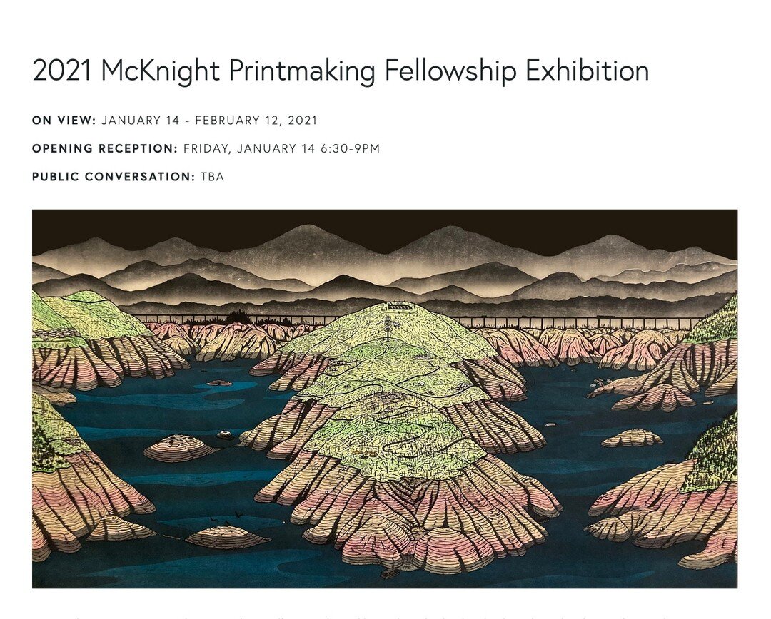 Crunch time in the studio! McKnight Fellowship at Highpoint opens in Minneapolis January 14th. 

&quot;Direct experience and research feed the content and connections that are important to me as an artist. The environmental and cultural tragedies of 