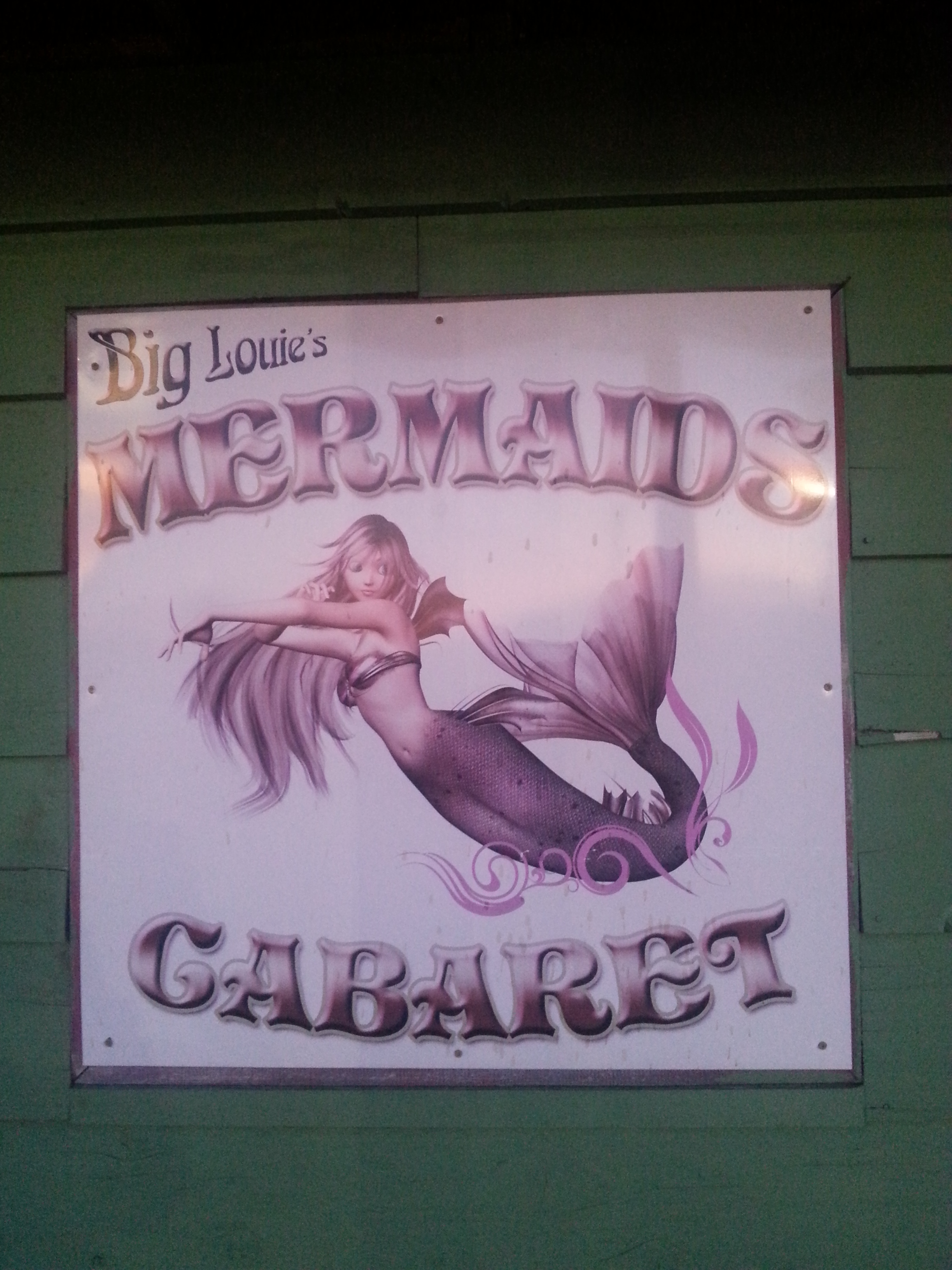 I'm assuming with real mermaids?