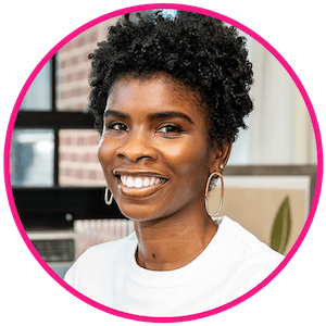 Close up smiling head shot of Perryn Ryan