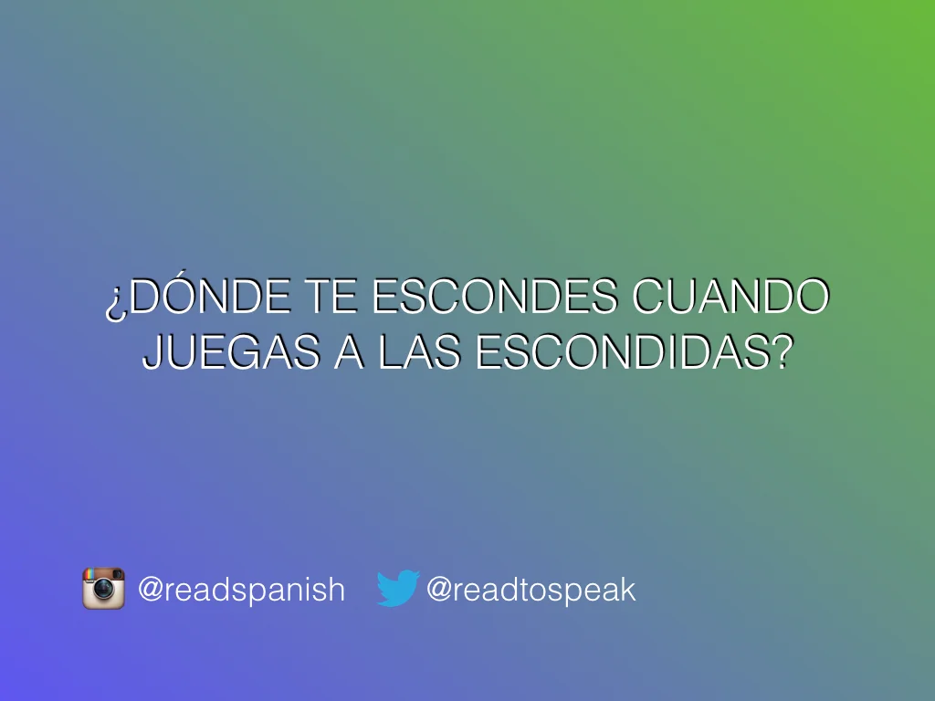 Read to Speak Spanish