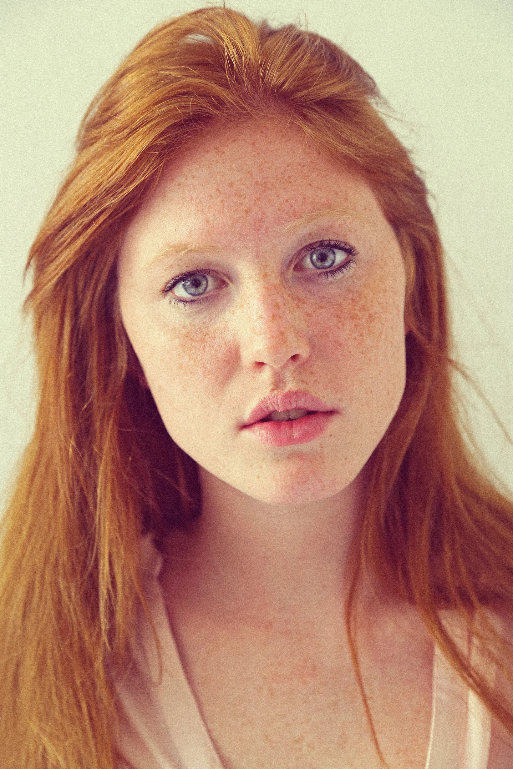 When you fall in love with a girl, you fall in love with her lips, you fall in love with every freckle... 