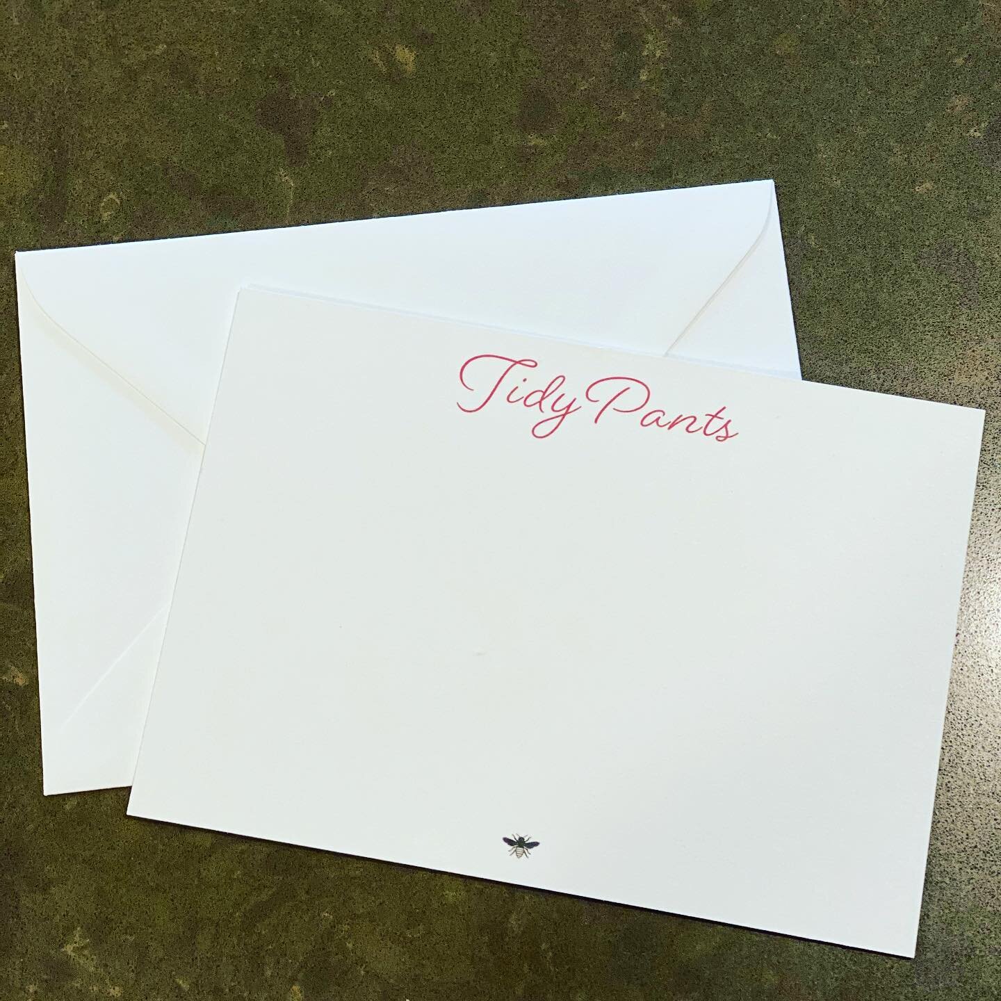Classic clean stationery with a little flare for a busy bee of a client whose goal is just that; clean fun! @tidy.pants #getorganized #tidyup #cleanhouse