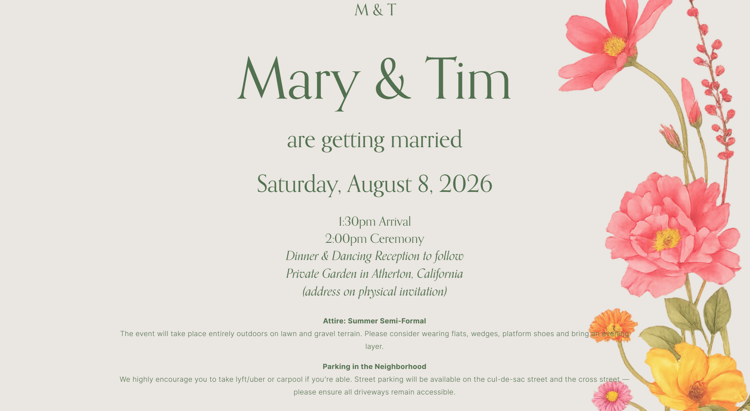 Mary + Tim's Wedding