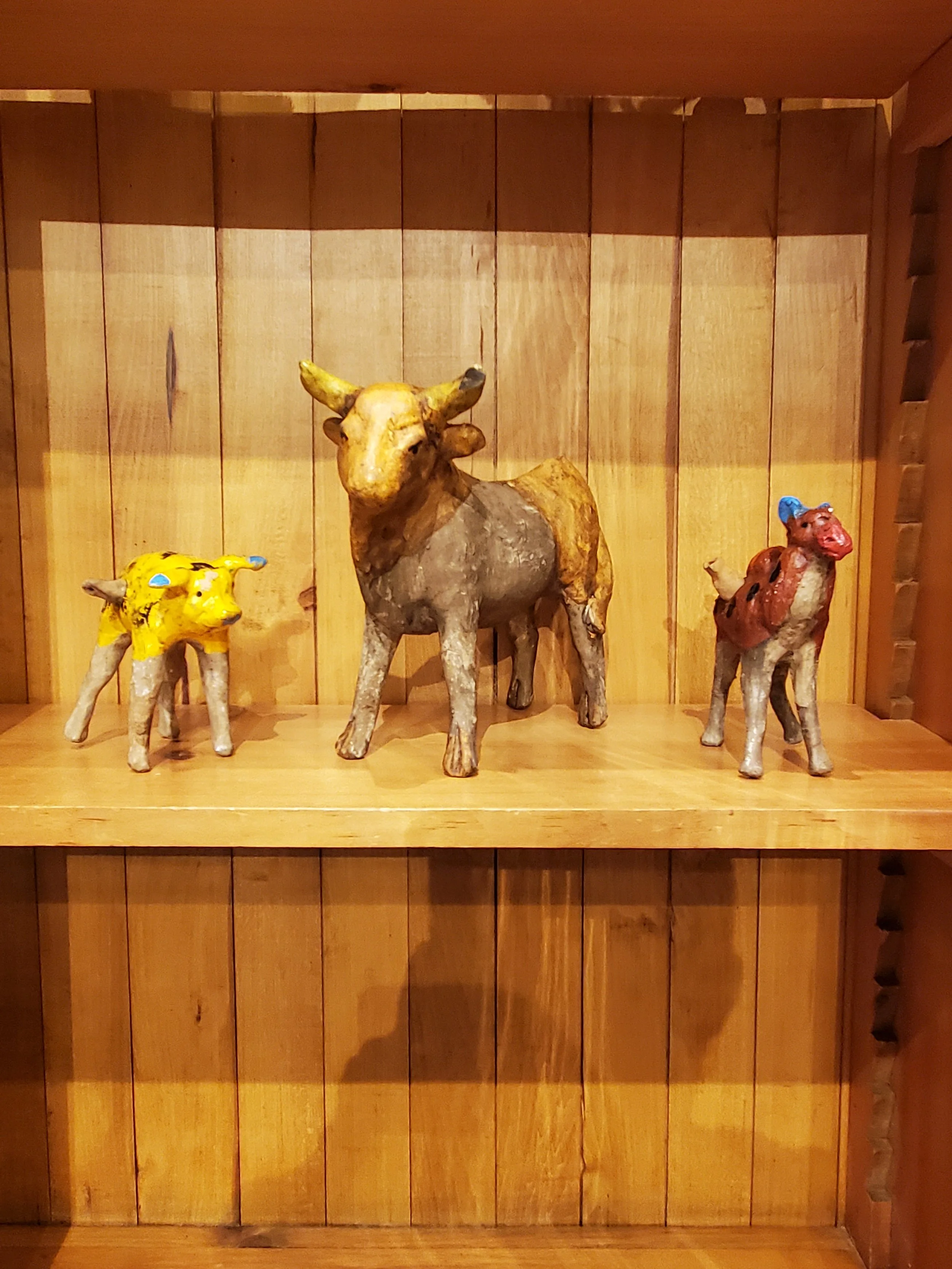 Figurine en argile animaux Barro BETUS folk art vintage AC 6193