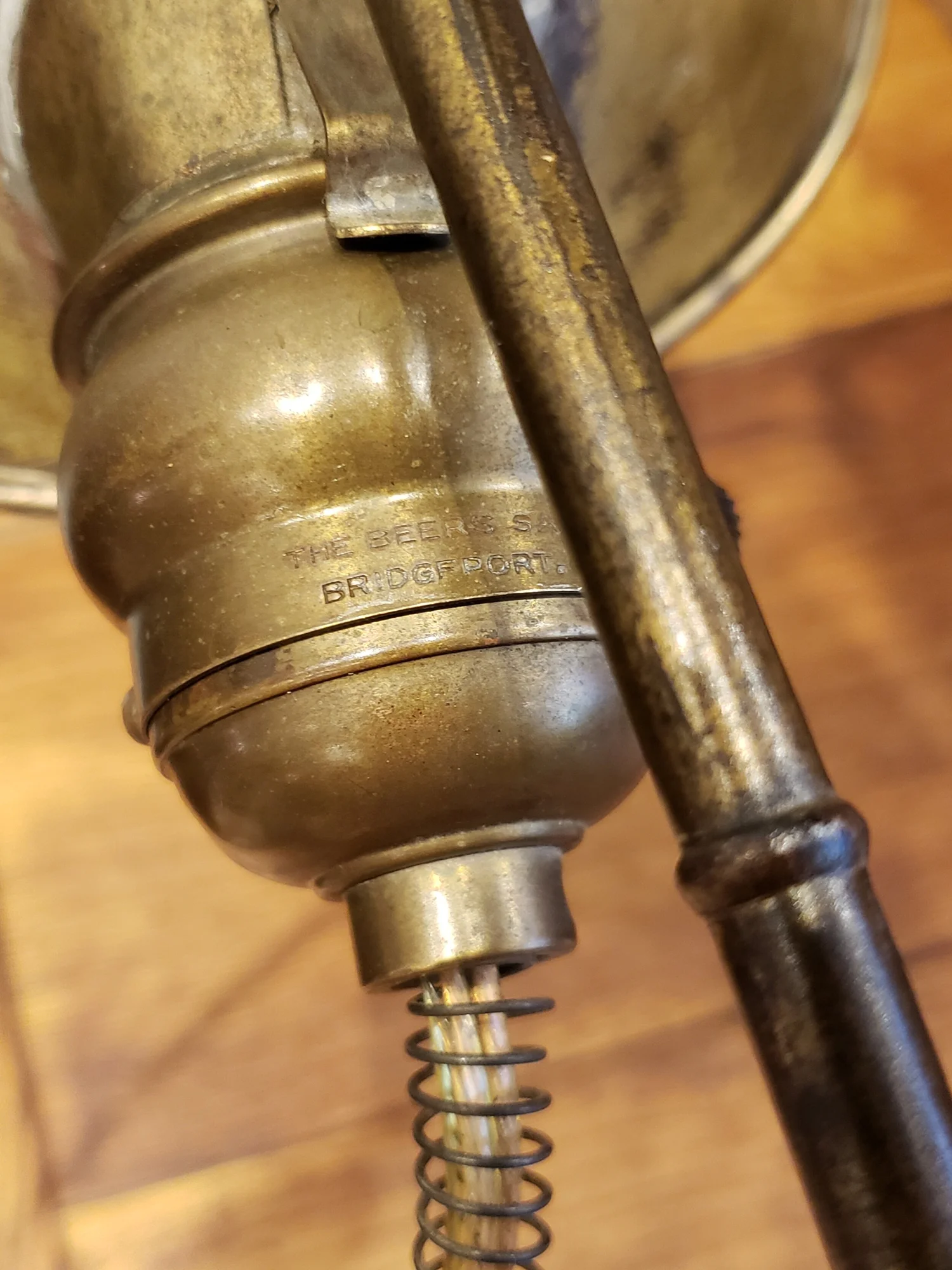 Paire De Lampes Transport Limehouse - Laiton Et Verre Biseauté - Vintage UK