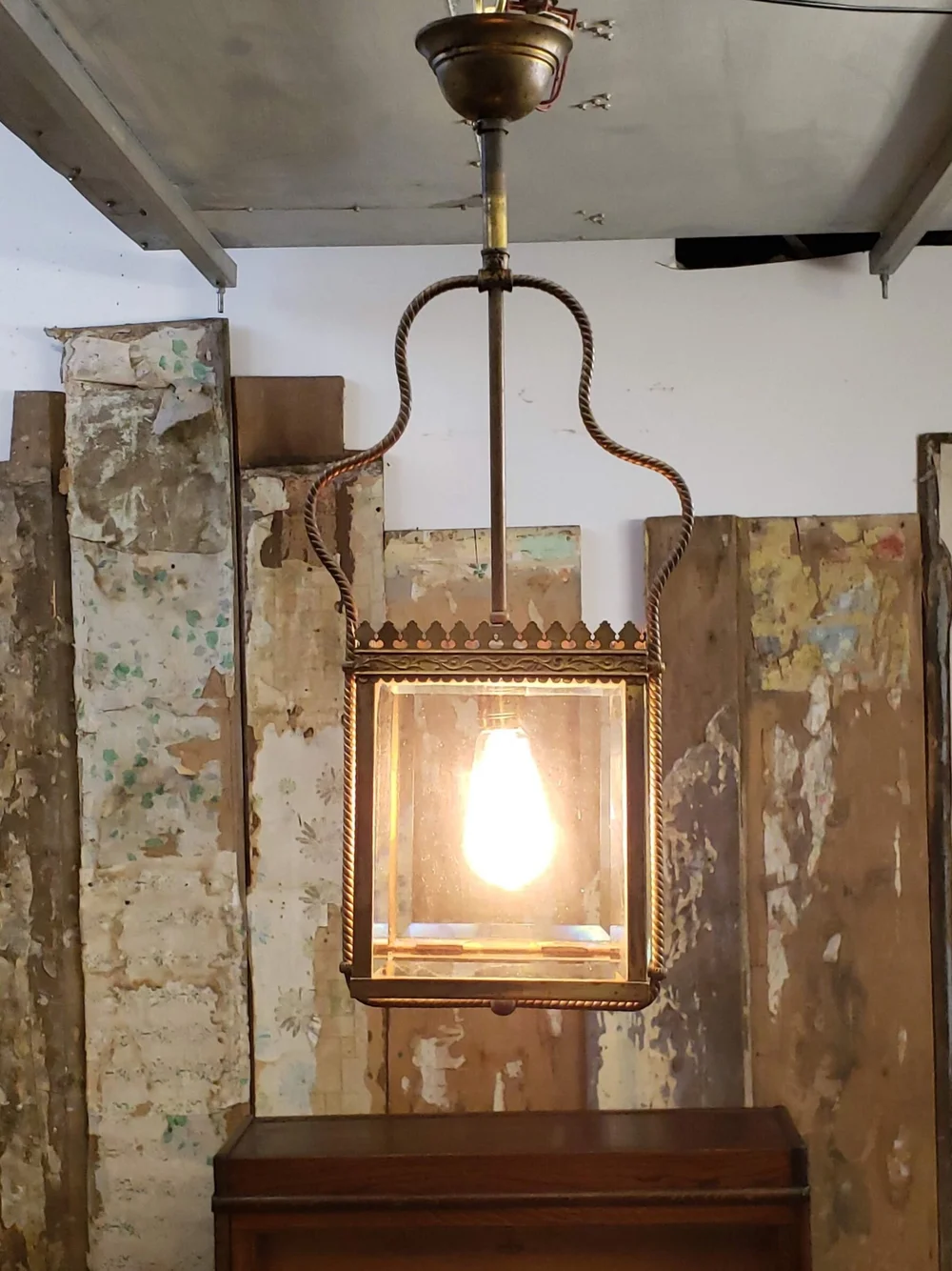 ANCIEN LUMINAIRE CLOISON wiska laiton d'origine mur plafond maritime lot 20 EUR 2.323,33