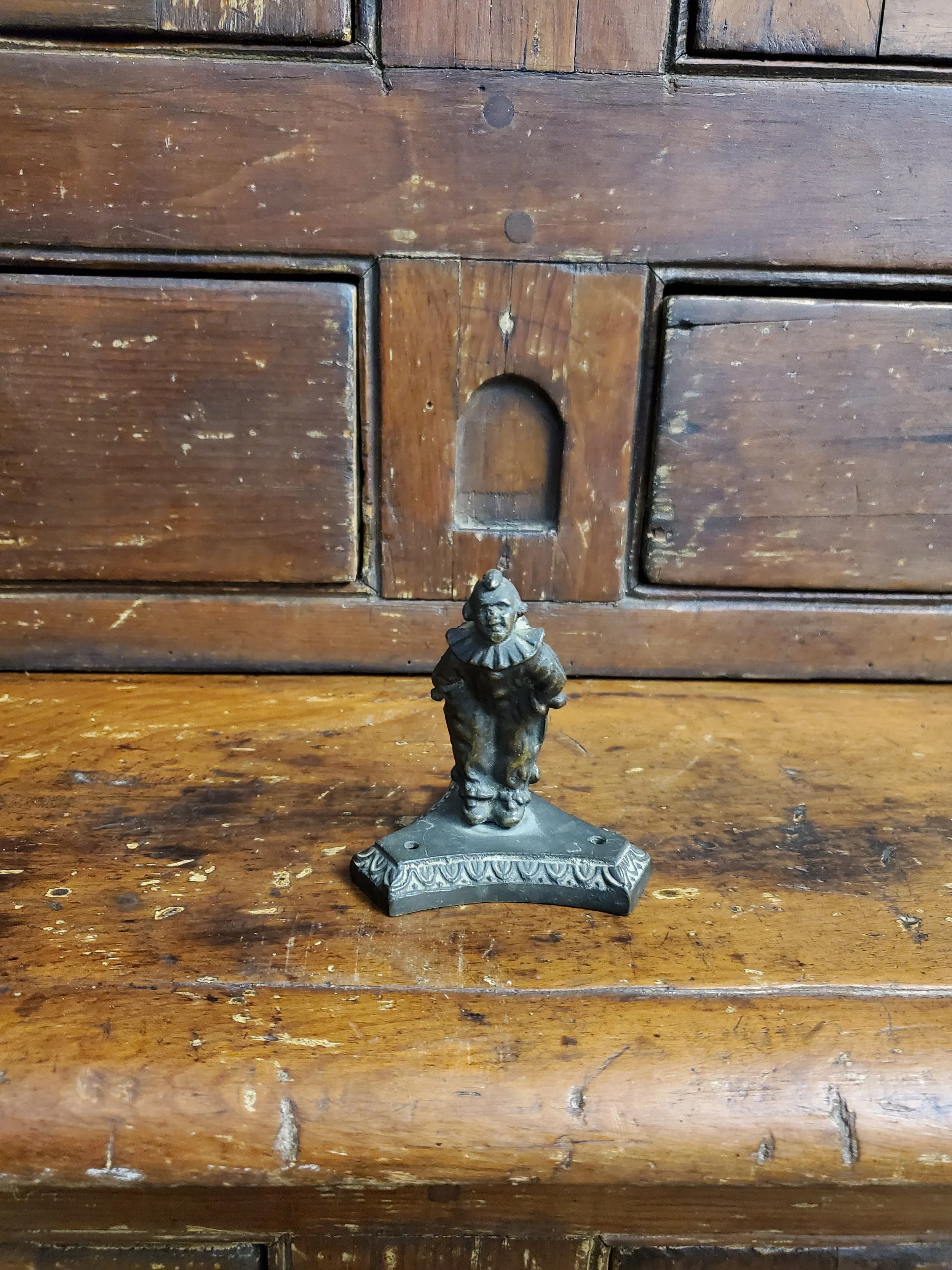 Figurine Clown en laiton antique AC 6059