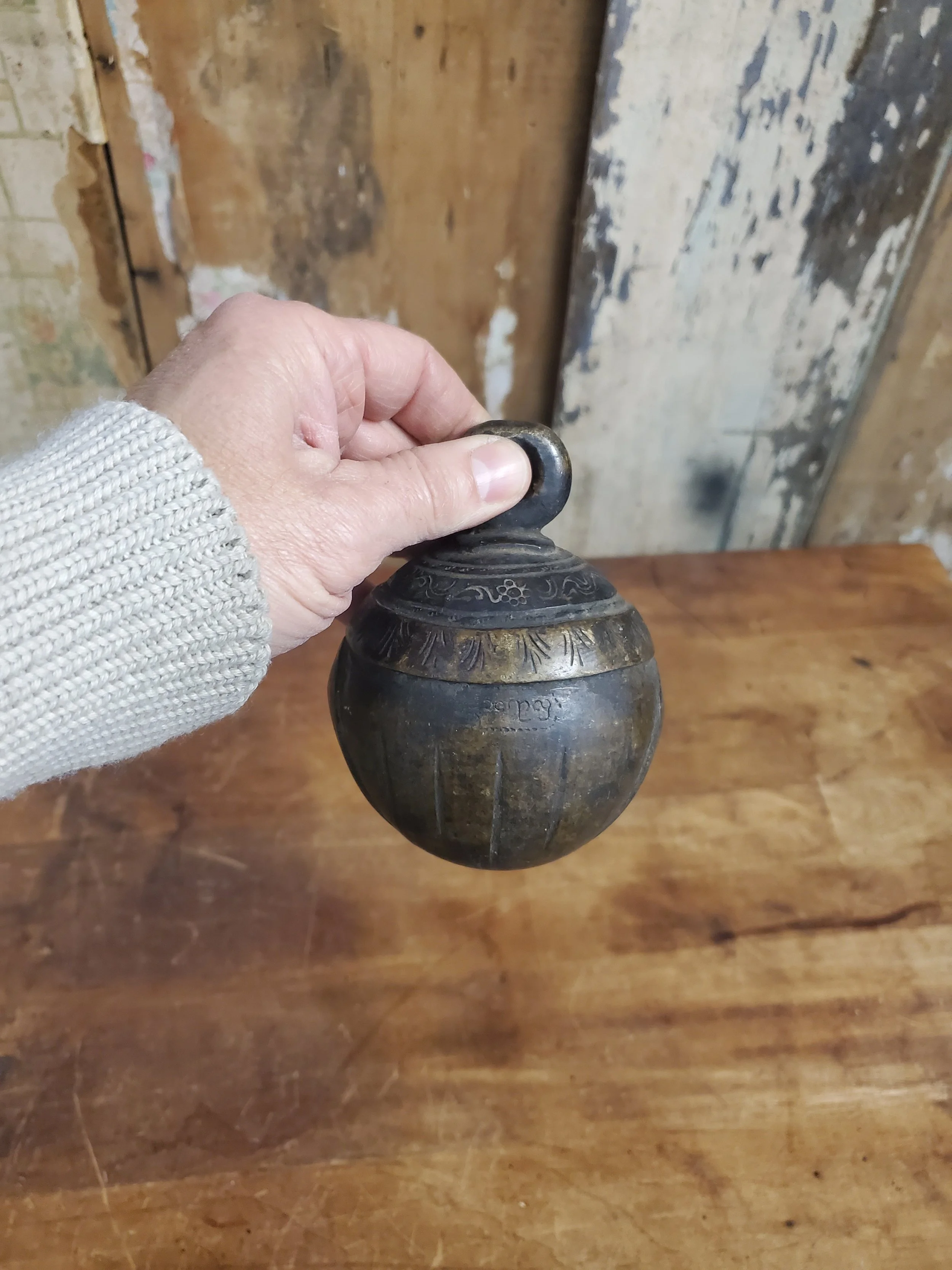 Cloche à éléphant en bronze Birmanie antique AC 6108
