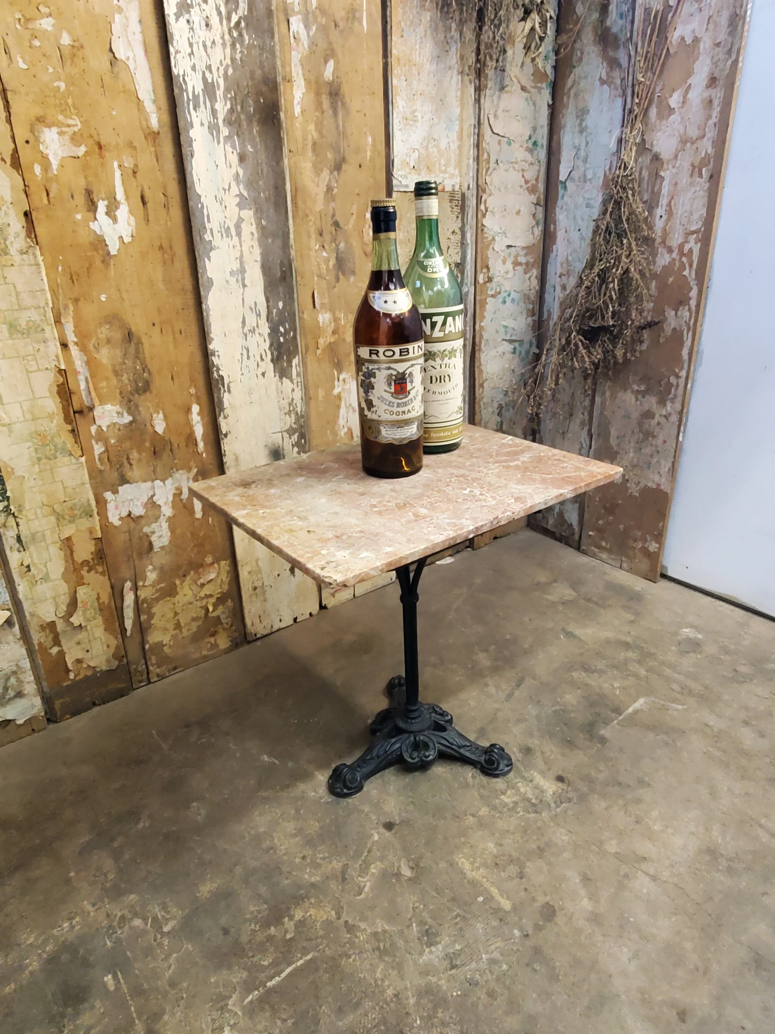Table bistro en fonte E.NAUTRE PARIS antique M 1717