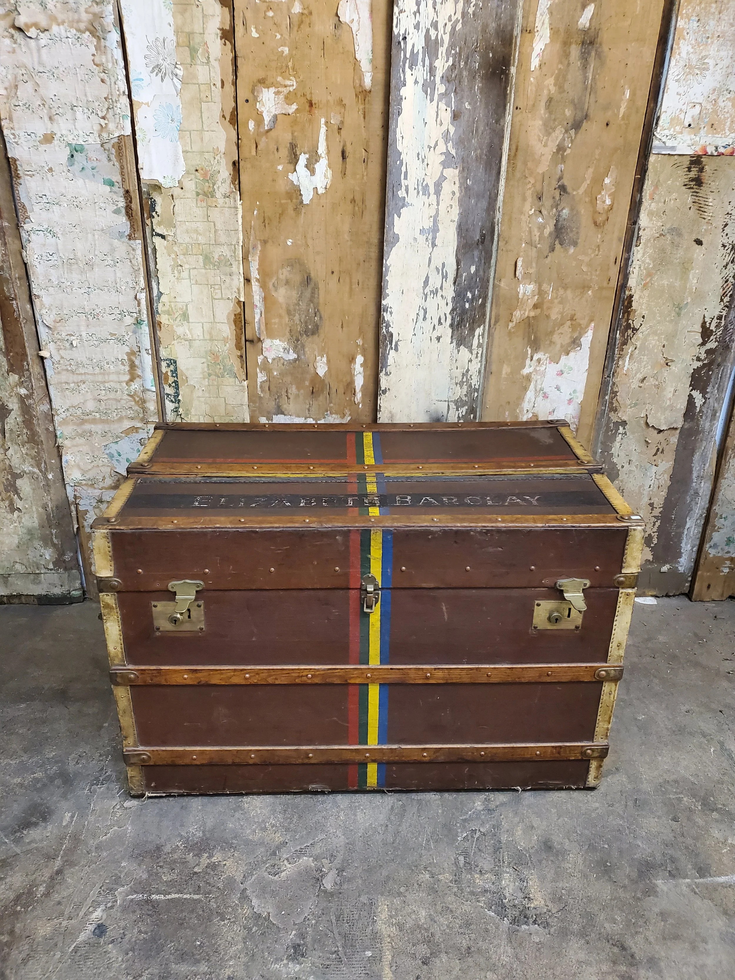 Malle cabine de voyage PE MATTALDI antique M 1748