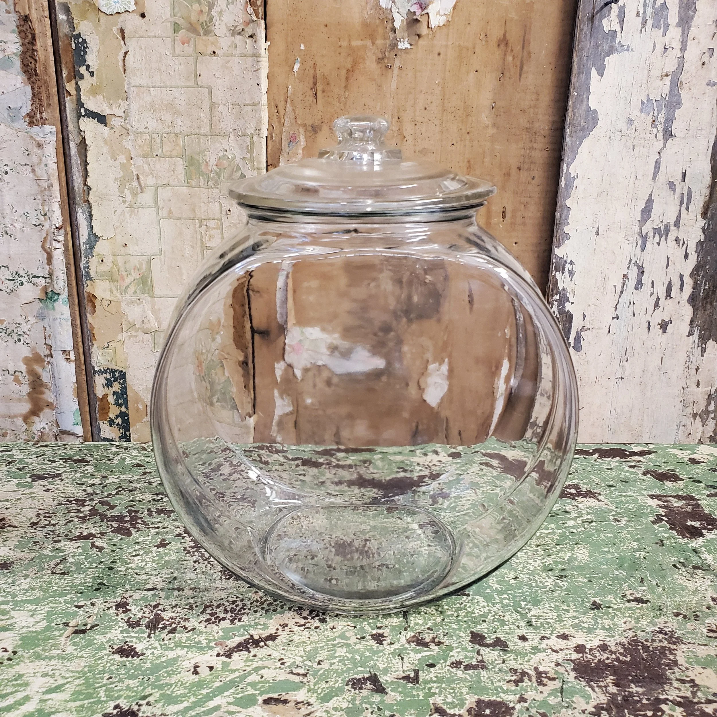 Bocal en verre magasin général vintage AC 5931